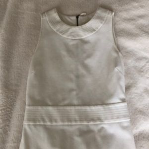 Classy white midi dress banana republic